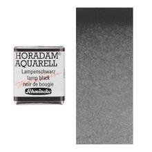 Horadam Aquarell 1/2 Npfchen, Lampenschwarz