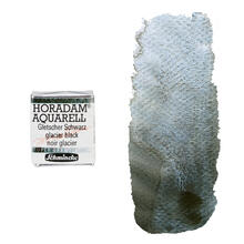 NEU Horadam Aquarell Super Granulation, 1/2 Npfchen, Gletscher Schwarz