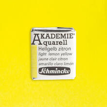 Akademie-Aquarellfarbe 1/2 Napf, Hellgelb zitron