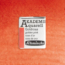 Akademie-Aquarellfarbe 1/2 Napf, Goldrosa