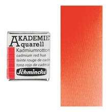 Akademie-Aquarellfarbe 1/2 Napf, Kadmiumrot
