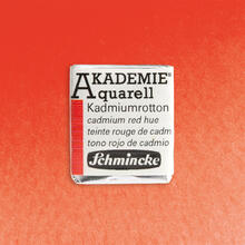 Akademie-Aquarellfarbe 1/2 Napf, Kadmiumrot