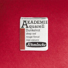 Akademie-Aquarellfarbe 1/2 Napf, Dunkelrot