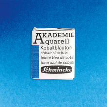 Akademie-Aquarellfarbe 1/2 Napf, Kobaltblauton