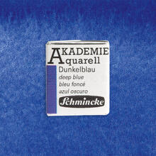  Akademie-Aquarellfarbe 1/2 Napf, Dunkelblau