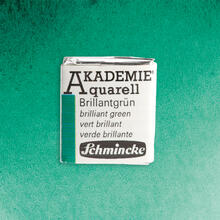 Akademie-Aquarellfarbe 1/2 Napf, Brilliantgr�n