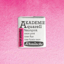 Akademie-Aquarellfarbe 1/2 Napf, Neonpink