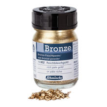 SALE Schmincke Bronze-Paste 100ml Reichbleichgold