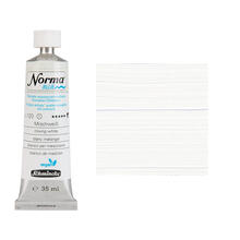 NEU Schmincke Norma BLUE, wasservermalbare lfarbe, 35 ml, Titanwei