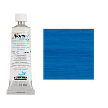 NEU Schmincke Norma BLUE, wasservermalbare Ölfarbe, 35 ml, Coelinblau