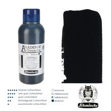 Schmincke Akademie Gouache, 250ml Tiefschwarz