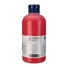 Akademie-Acryl 500ml, Zinnoberrot
