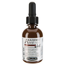 Schmincke Acryl Color Ink 50ml, Umbra gebrannt