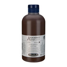 Akademie-Acryl 500ml, Umbra gebrannt