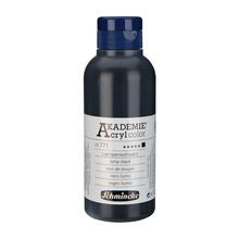 Akademie-Acryl 250ml, Lampenschwarz
