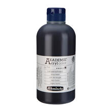 Akademie-Acryl 500ml, Lampenschwarz