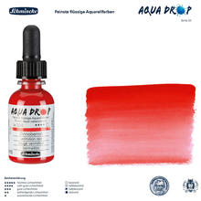 Schmincke AQUA DROP, flssige Aquarellfarbe 30ml, Zinnoberrot