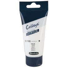 College Acrylic Acrylfarbe, 75ml, Wei