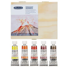 NEU Horadam Aquarell Super Granulation, Holzkasten Vulkan, 5 x 15 ml