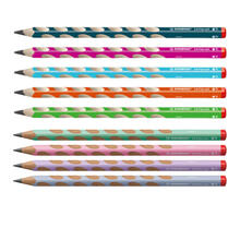 STABILO EASYgraph, Ergonomischer Bleistift fr Rechtshnder, HB - Verschiedene Farben