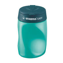 STABILO EASYsharpener, Ergonomischer Dosenspitzer fr Linkshnder, Petrol