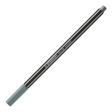 STABILO Pen 68, Premium-Filzstift Metallic, Silber