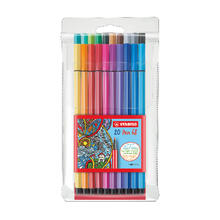 STABILO Pen 68, Premium-Filzstift, 20er Kunststoffetui