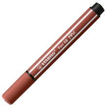 STABILO Pen 68 MAX, Premium-Filzstift mit Keilspitze, Siena