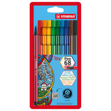 STABILO Pen 68, Premium-Filzstift, 10er Kartonetui