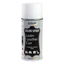 SALE Ledercolor Spr�hfarbe / Lederfarbe, 150 ml, Schwarz seidenglanz