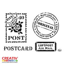 Universal-Schablone DIN A4, Postcard