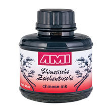 SALE China Tusche, tiefschwarz, 60 ml