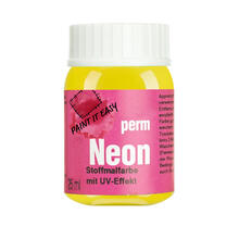 NEU PAINT IT EASY Neon-Farben / Stoffmalfarben, 25ml, Neon-Gelb