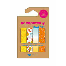 Decoupage- / Decopatch-Papier Pocket-Sortierung mit 4 Blatt Dcopatch-Papier 30x40 cm - DP034C sortiert
