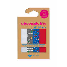 Decoupage- / Decopatch-Papier Pocket-Sortierung mit 4 Blatt Dcopatch-Papier 30x40 cm - DP038C sortiert