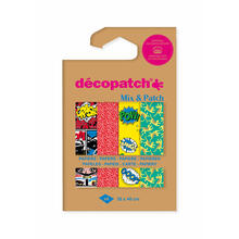 Decoupage- / Decopatch-Papier Pocket-Sortierung mit 4 Blatt Dcopatch-Papier 30x40 cm - DP039C sortiert