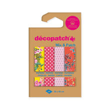 Decoupage- / Decopatch-Papier Pocket-Sortierung mit 4 Blatt Dcopatch-Papier 30x40 cm - Kyoto