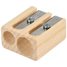 Doppelspitzer aus Holz für Stifte 7mm + 10 mm