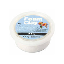Foam Clay Modelliermasse, 35g, wei