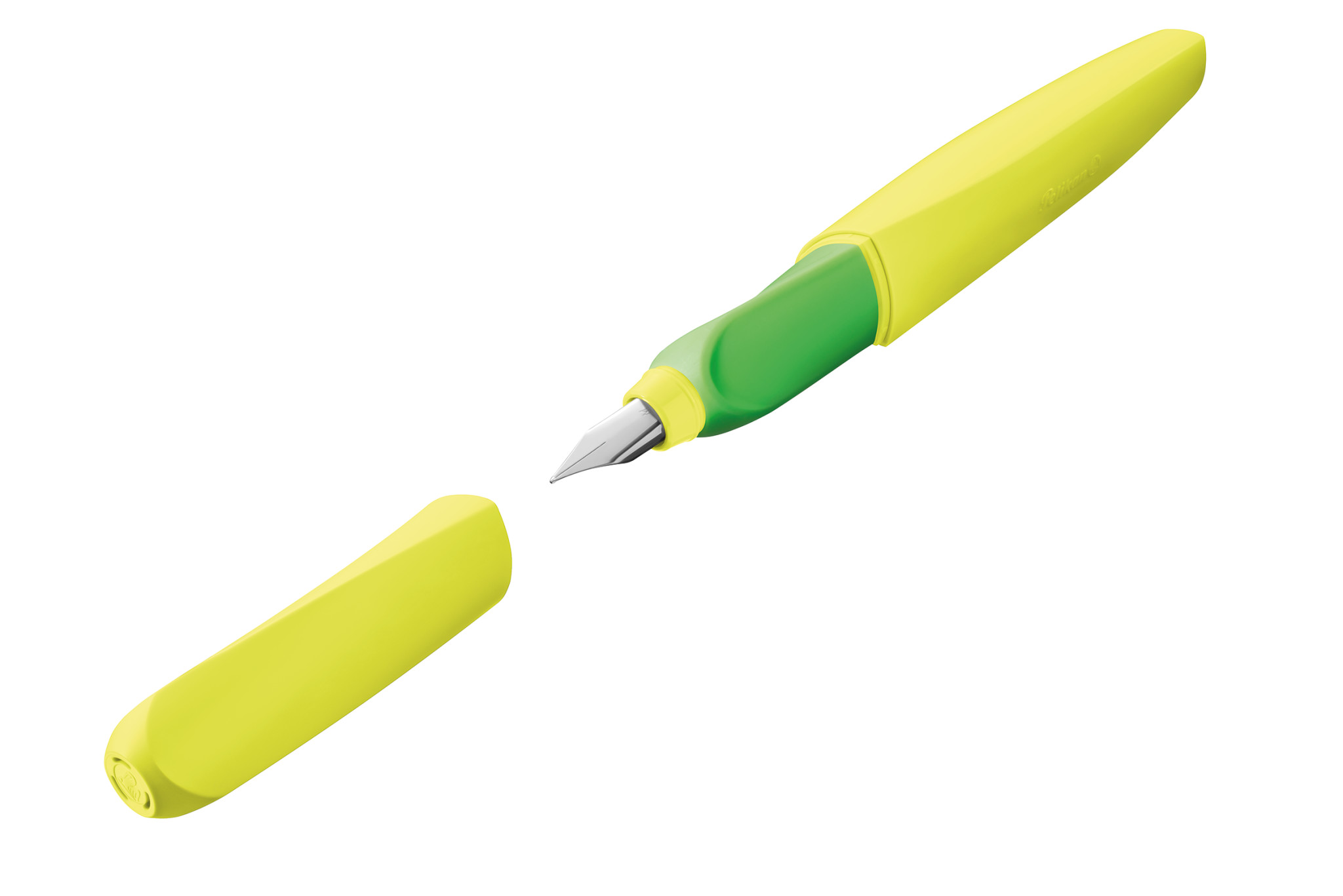 SALE Pelikan Twist F�ller f�r Rechts- und Linksh�nder, Neon Gelb, Feder M