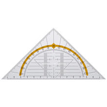 Geodreieck mit Griff, 14 cm