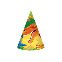 Party-Hütchen Dinosaurier Party, 8 St.