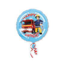 Folienballon Fireman Sam Happy Birthday 45 cm