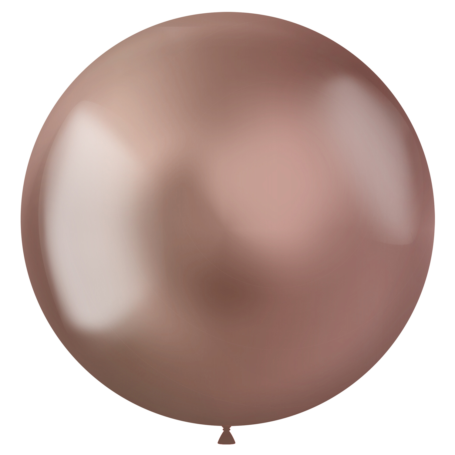 Latex-Luftballon Ultra-Metallic XL, 48cm, rose-gold, Kugelform, 5 Stück