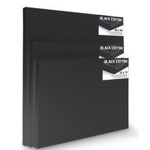 NEU Premium-Keilrahmen, schwarz grundiert, Vernissage 45mm Leistenstärke, 20x20cm - 2 Stück