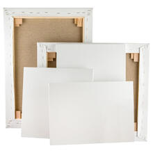 NEU Keilrahmen Studienqualitt / Leinwand Basic, mehrfach grundiert, 10x10 cm, 1 Stck