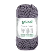 NEU Baumwollgarn / Hkelgarn, Cotton Quick Mini, 15 g, Mausgrau