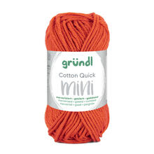 NEU Baumwollgarn / Hkelgarn, Cotton Quick Mini, 15 g, Orange