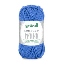 NEU Baumwollgarn / Hkelgarn, Cotton Quick Mini, 15 g, Mittelblau