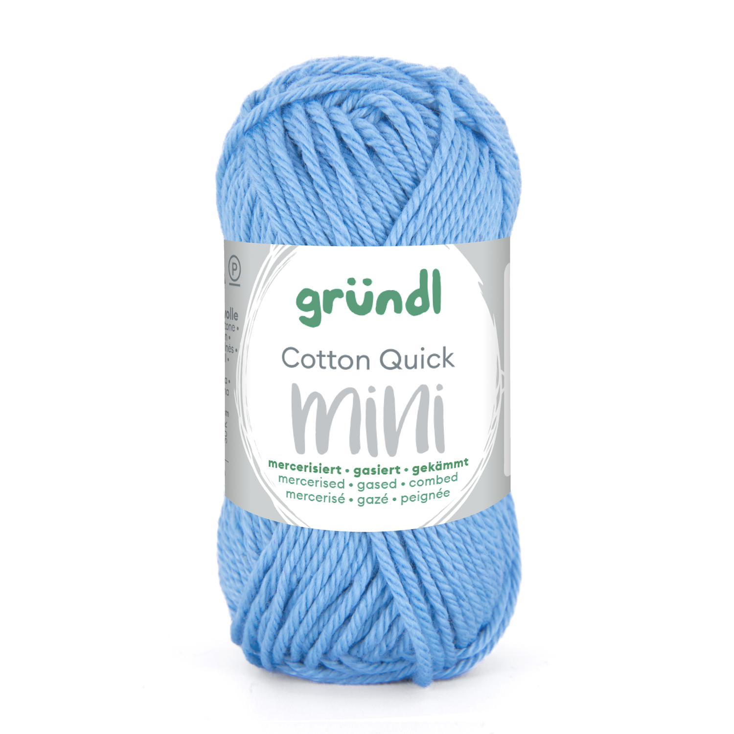 NEU Baumwollgarn / Hkelgarn, Cotton Quick Mini, 15 g, Hellblau